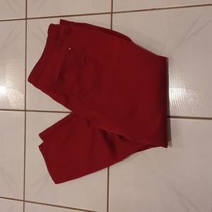 4/$40 Red Skinny Jeans - Size 34 Petites